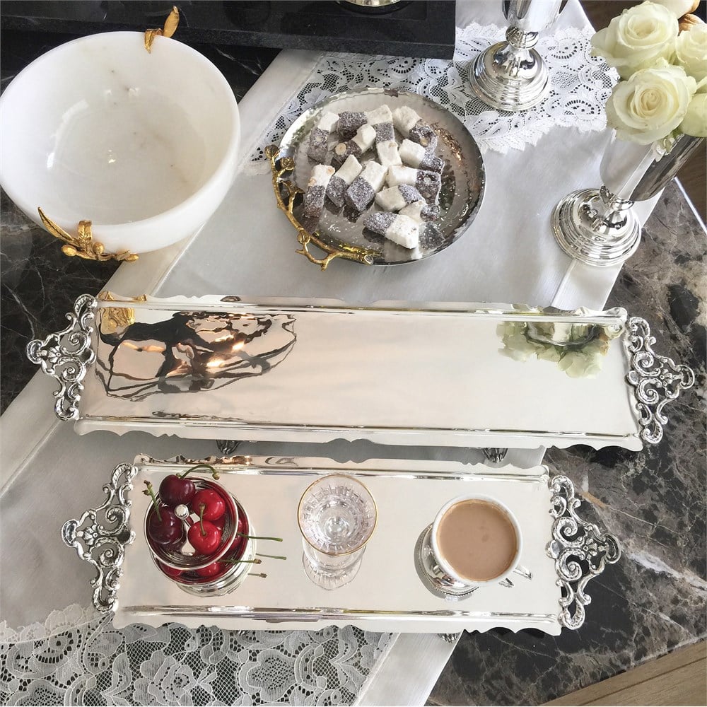 Döküm Kulplu Baton Tepsi