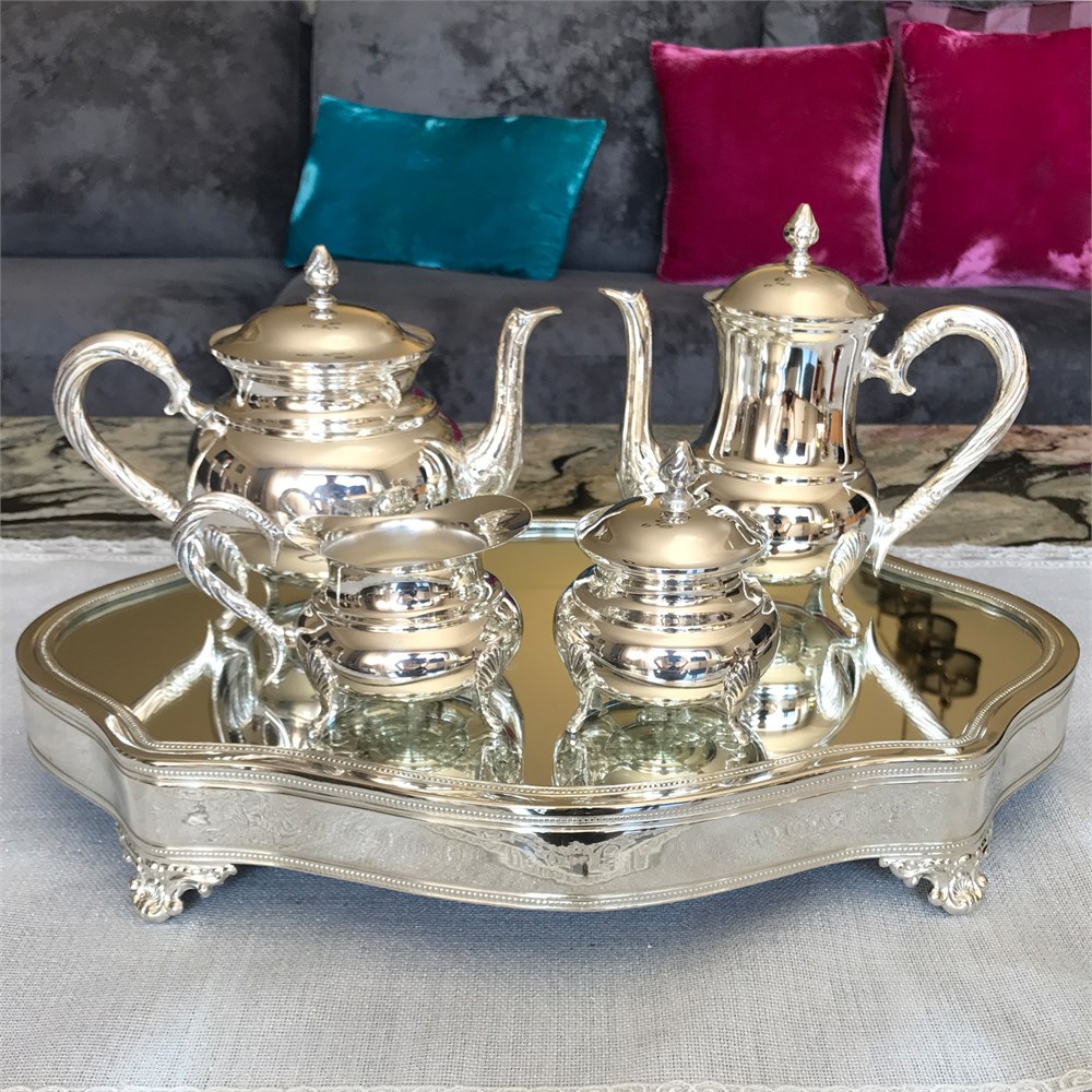 Düz Kenar Kesik Oval Orta Servis Jardinyeri