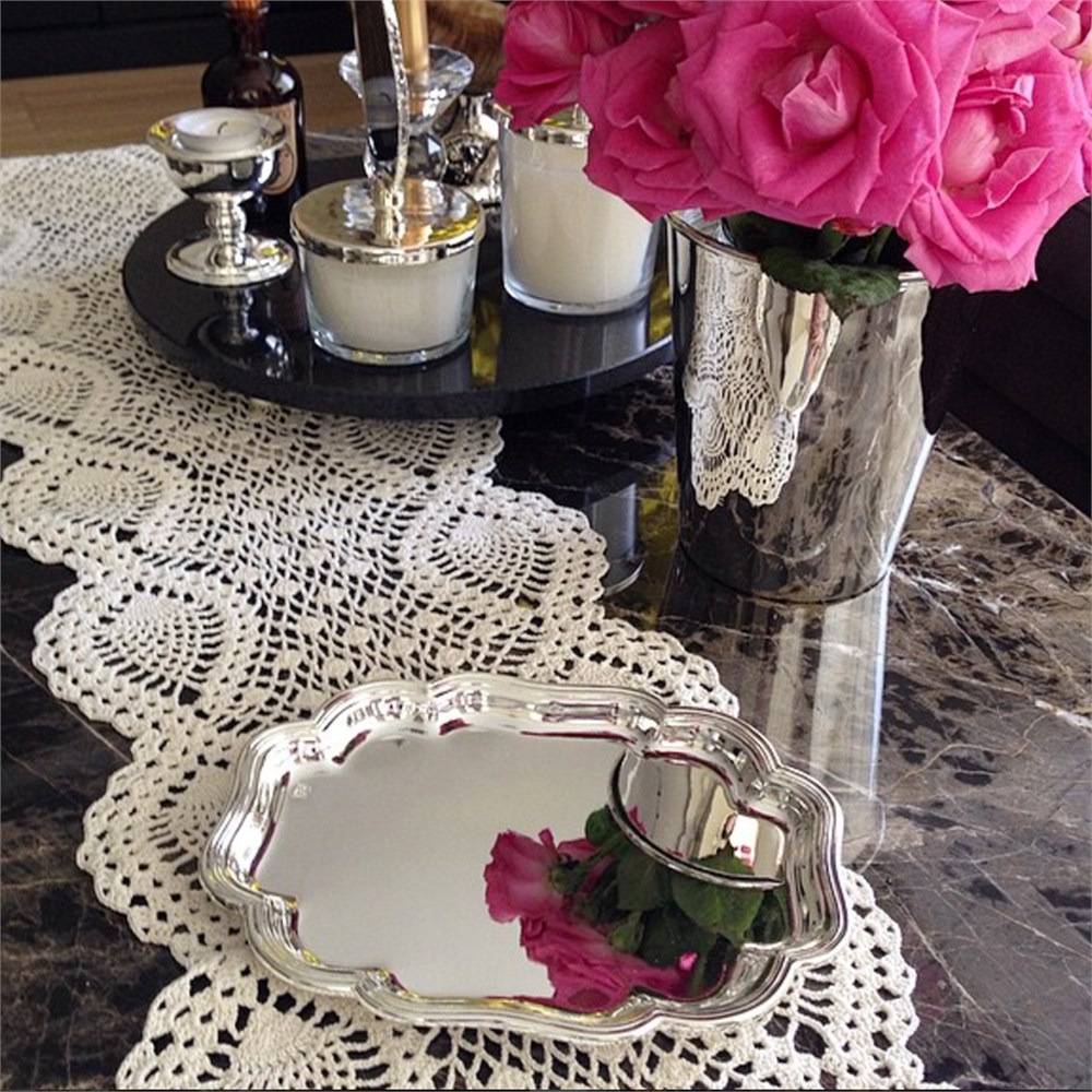 Köşeli Servis Tepsisi