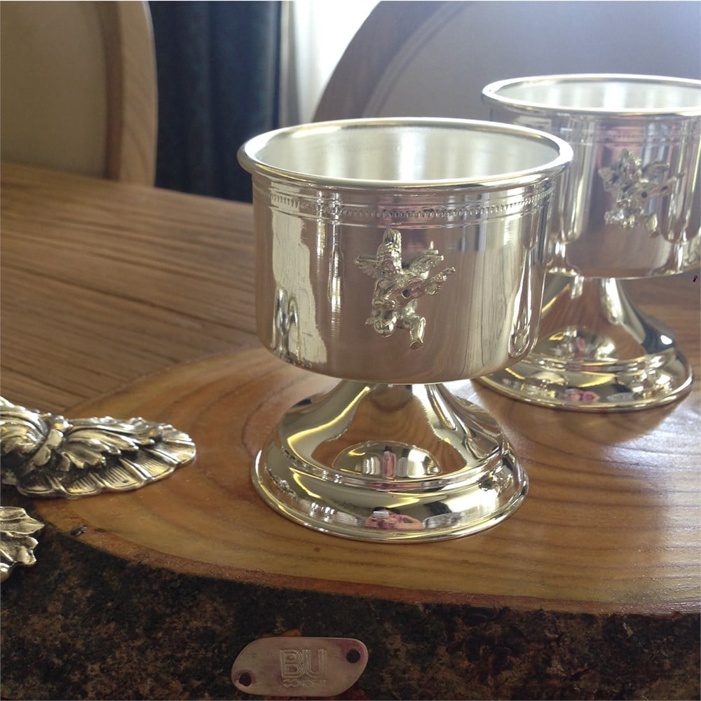 Melekli Ayaklı Mumluk Vazo Çerezlik Lokumluk