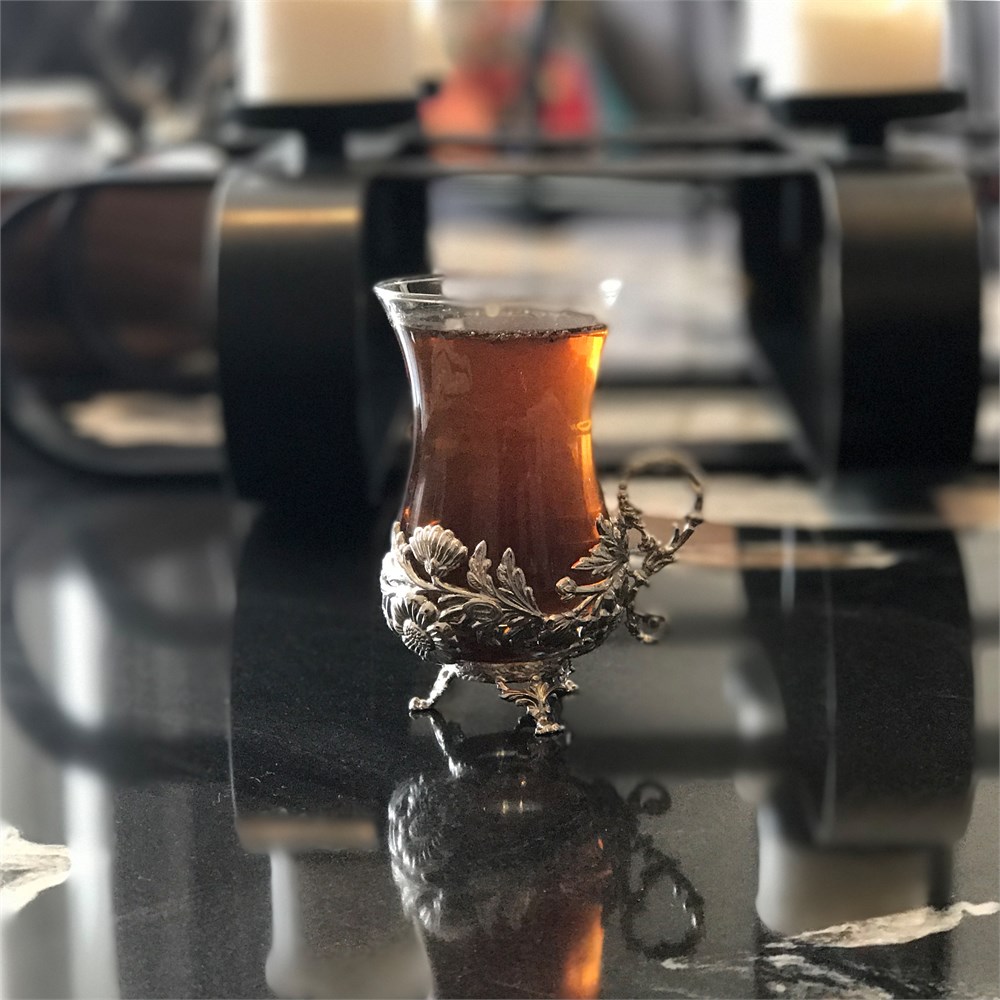 Papatyalı Ajda Çay Bardağı