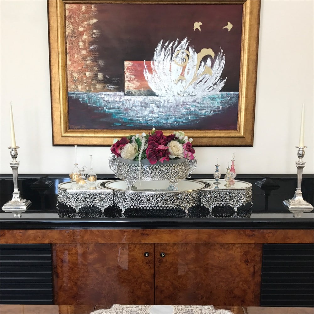 Sarmaşık Jardinyer Dörtlü Takım