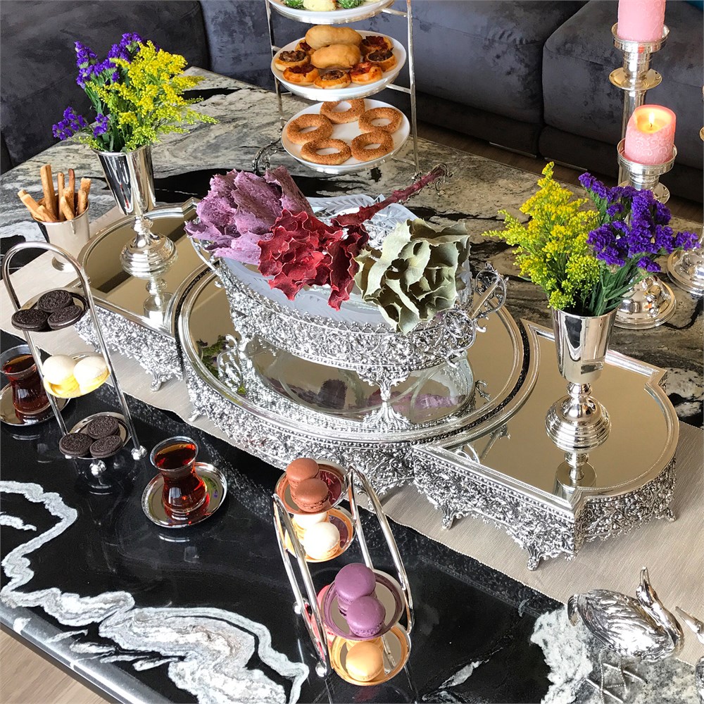 Sarmaşık Jardinyer Dörtlü Takım