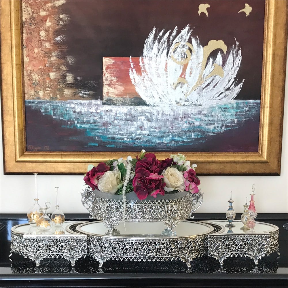 Sarmaşık Jardinyer Dörtlü Takım