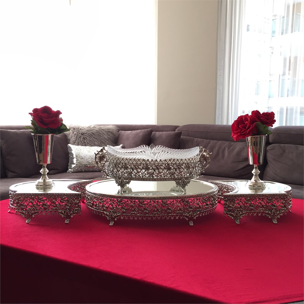 Sarmaşık Jardinyer Dörtlü Takım