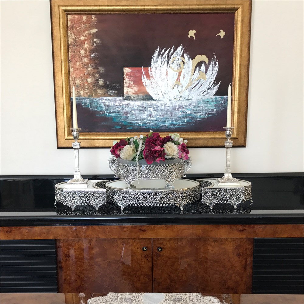 Sarmaşık Jardinyer Dörtlü Takım