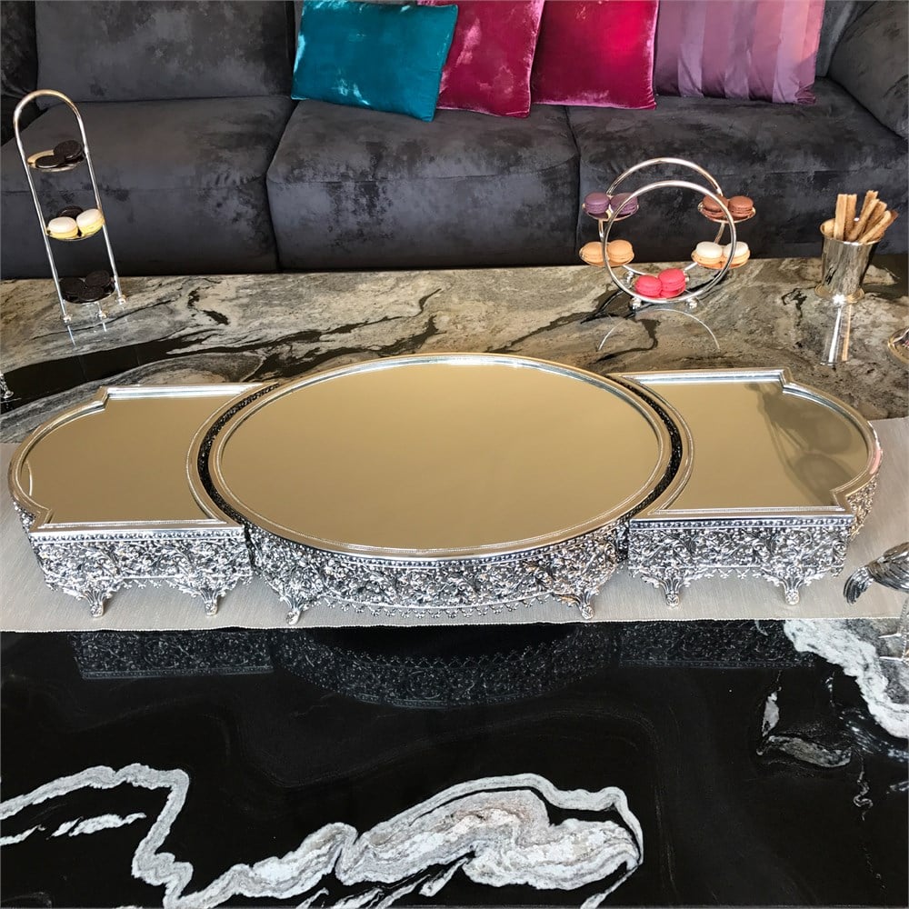 Sarmaşık Jardinyer Üçlü Takım