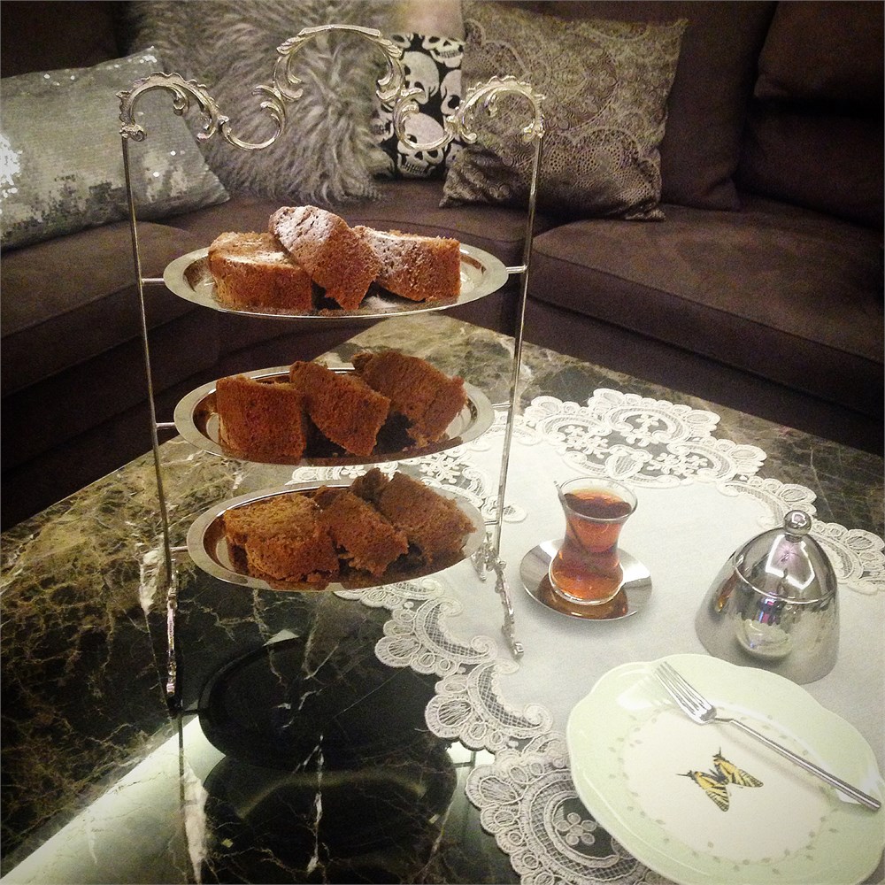 Üç Katlı Oval Kurabiyelik