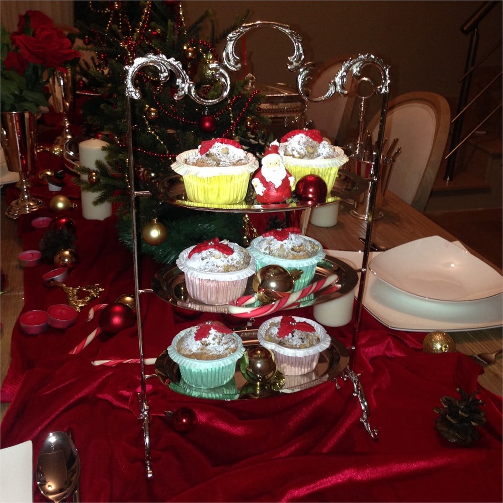 Üç Katlı Oval Kurabiyelik