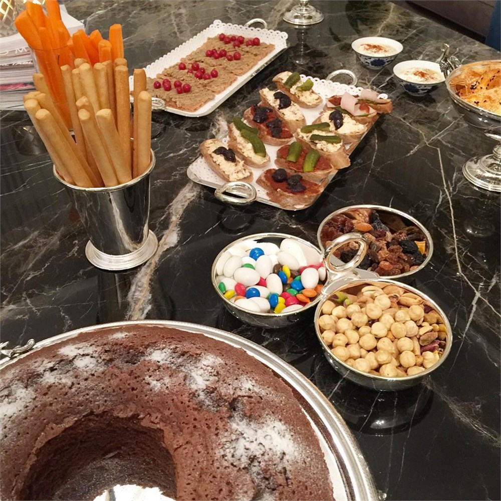 Üçlü Yuvarlak Kulplu Çerezlik Lokumluk