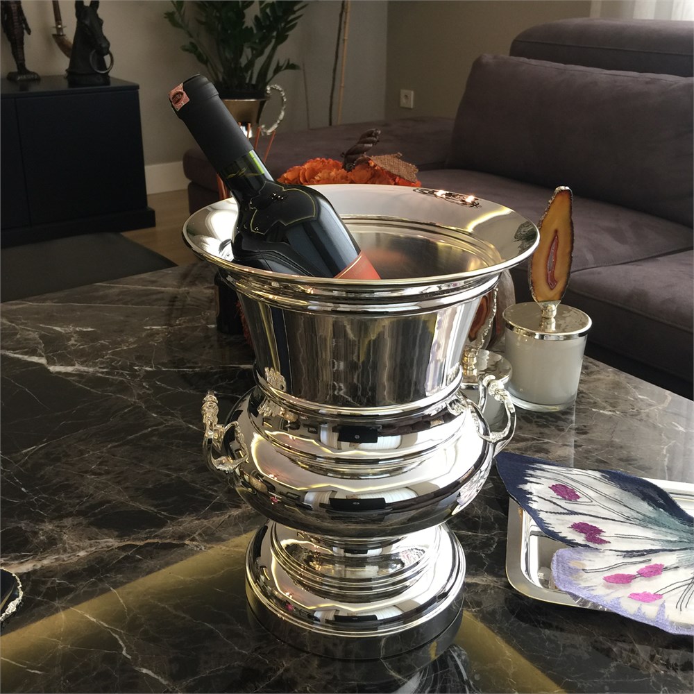 Vazo Şampanya Kovası Kulplu