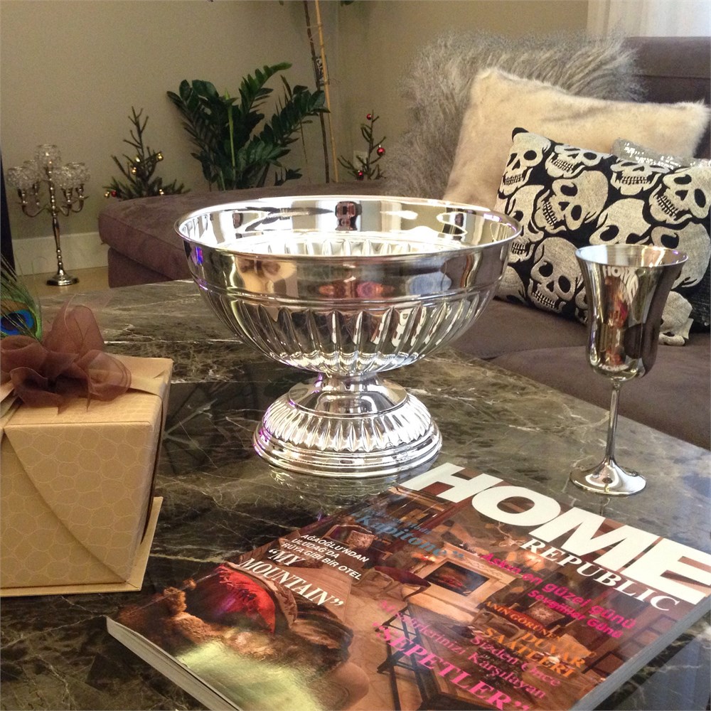 Yuvarlak Dilimli Çanak Vazo Kase Ekmeklik