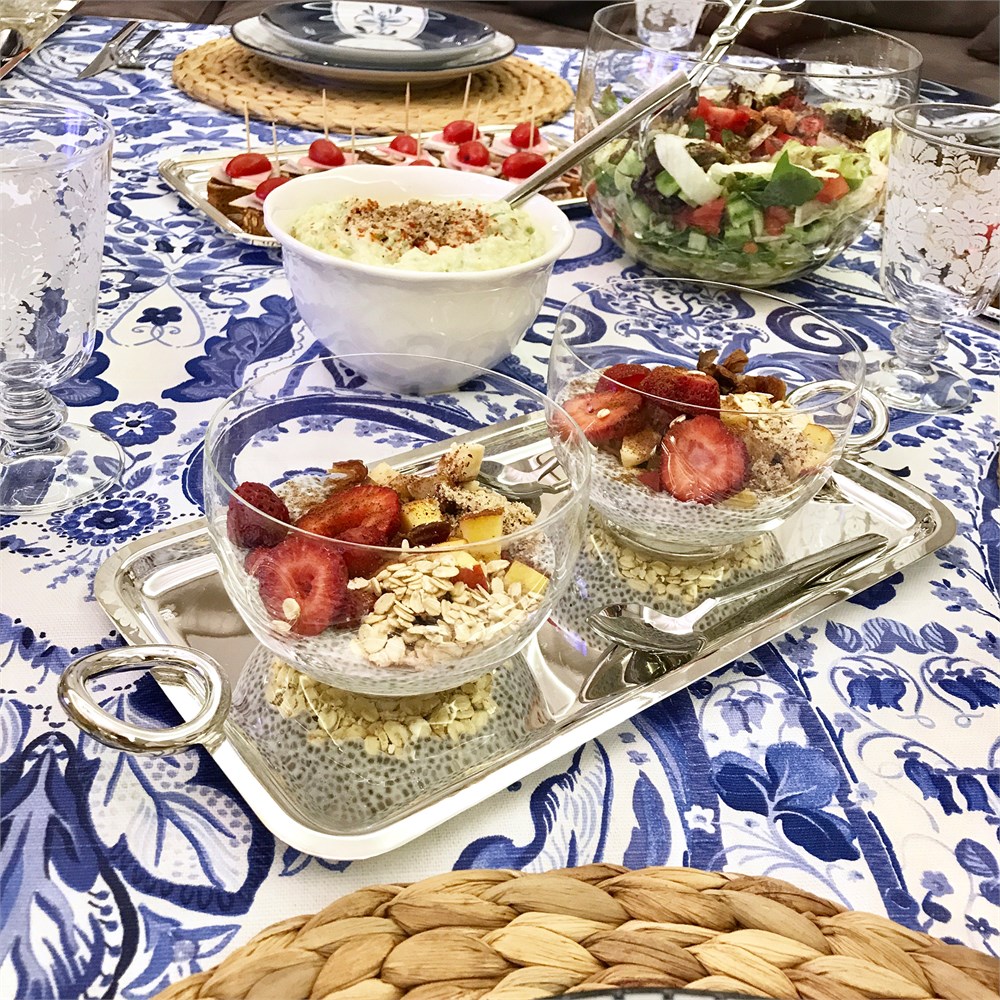 Yuvarlak Kulplu Dikdörtgen Tepsi