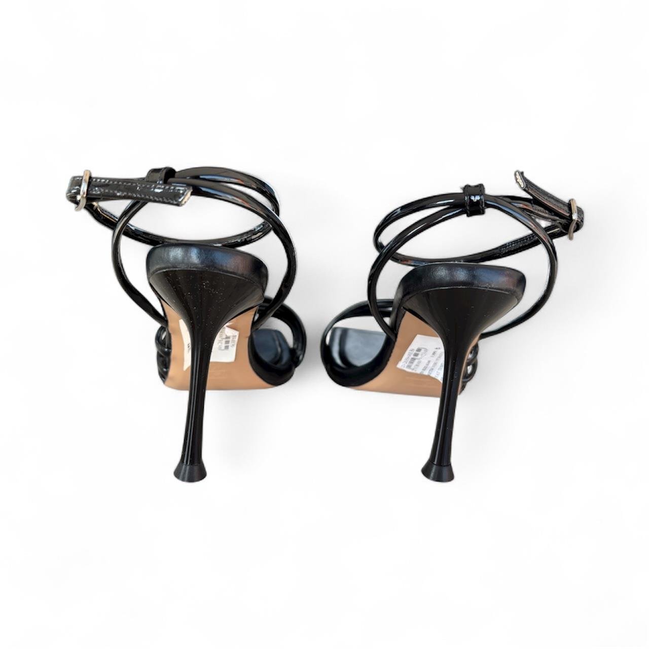 Kadın Bilekten Tokalı Yüksek Topuklu Abiye Ayakkabı Siyah