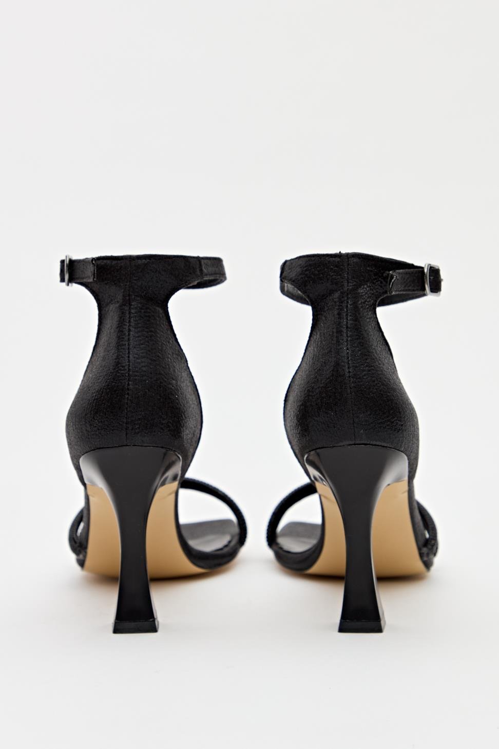 Kadın İki Bant Abiye Ayakkabı SİYAH