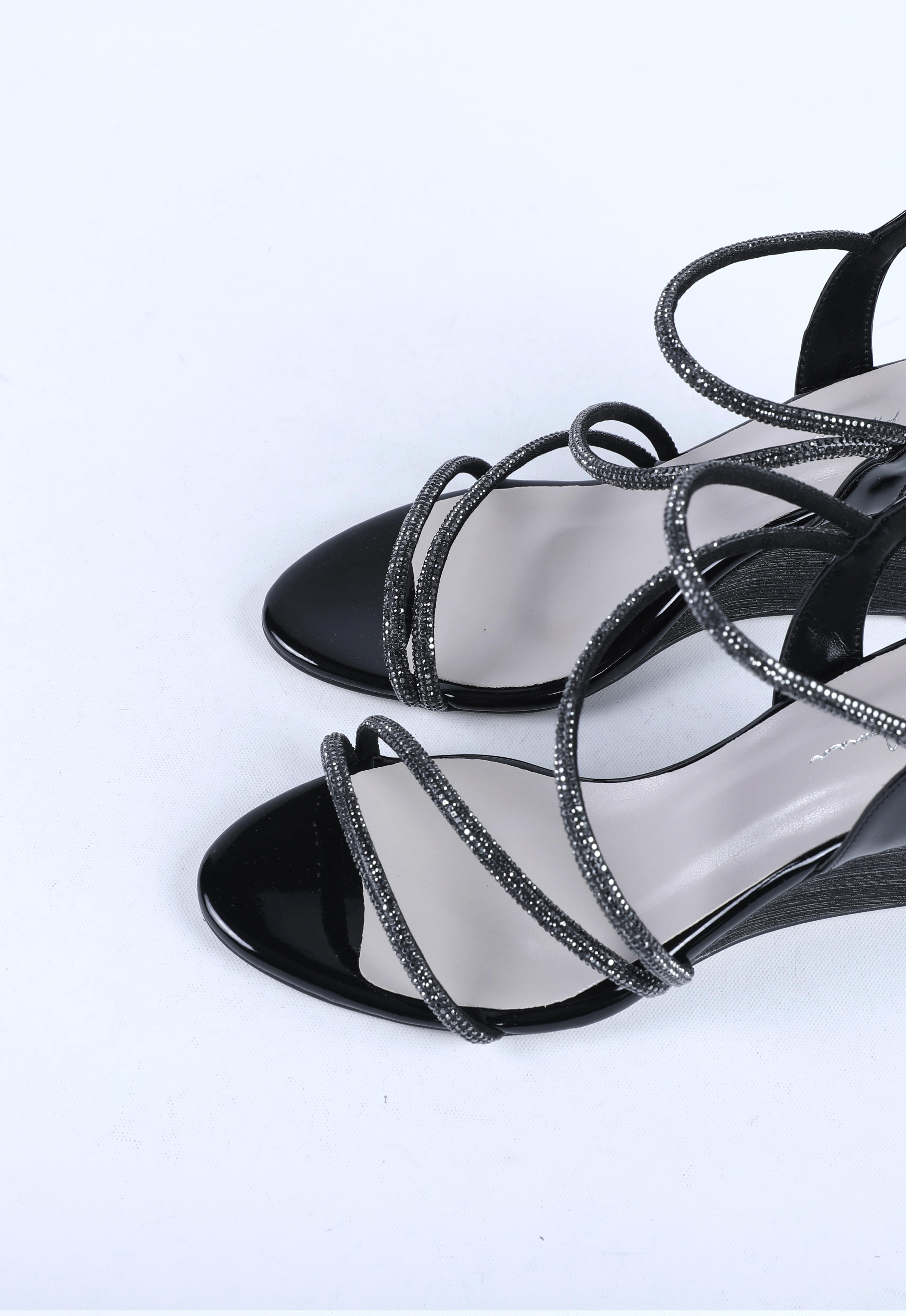 Kadın Özel Topuk Abiye Ayakkabı Siyah