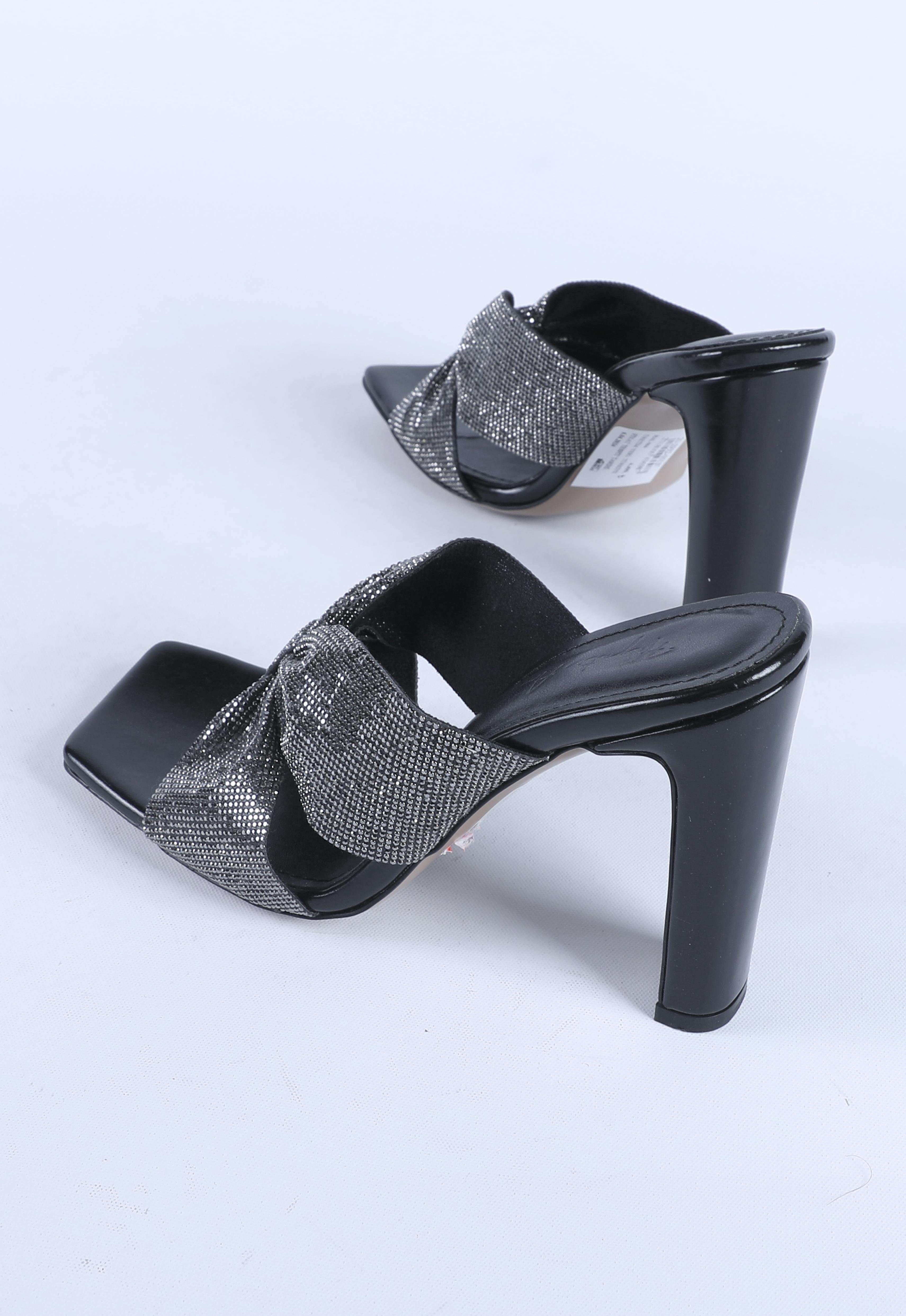 Kadın Taş Detaylı Abiye Ayakkabı Siyah