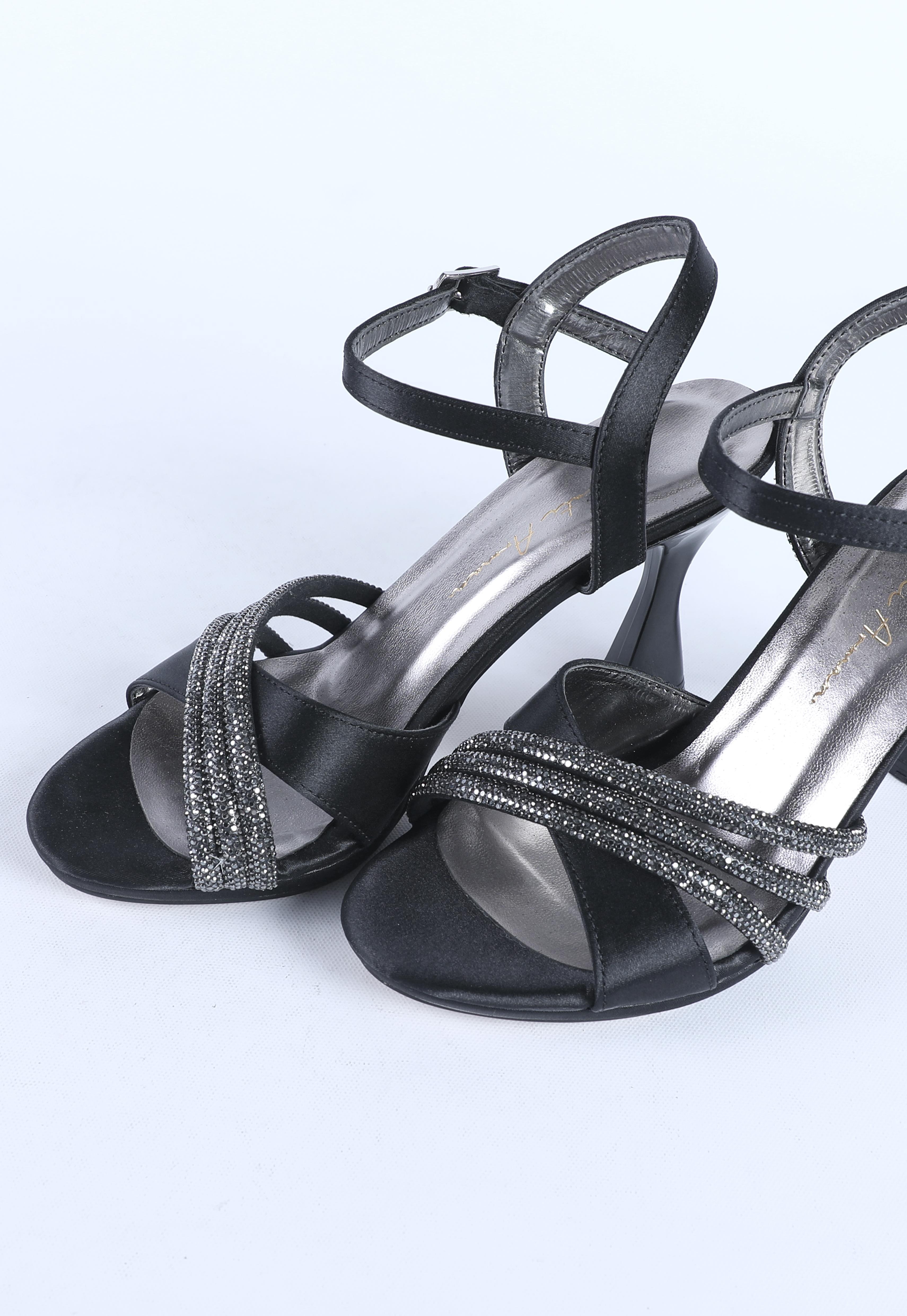 Kadın Taş Detaylı Abiye Ayakkabı Siyah