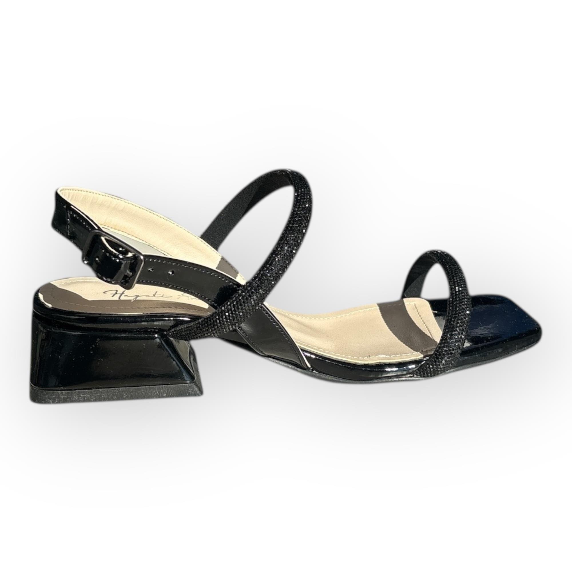 Kadın Taş Kordon Detaylı Abiye Sandalet Siyah