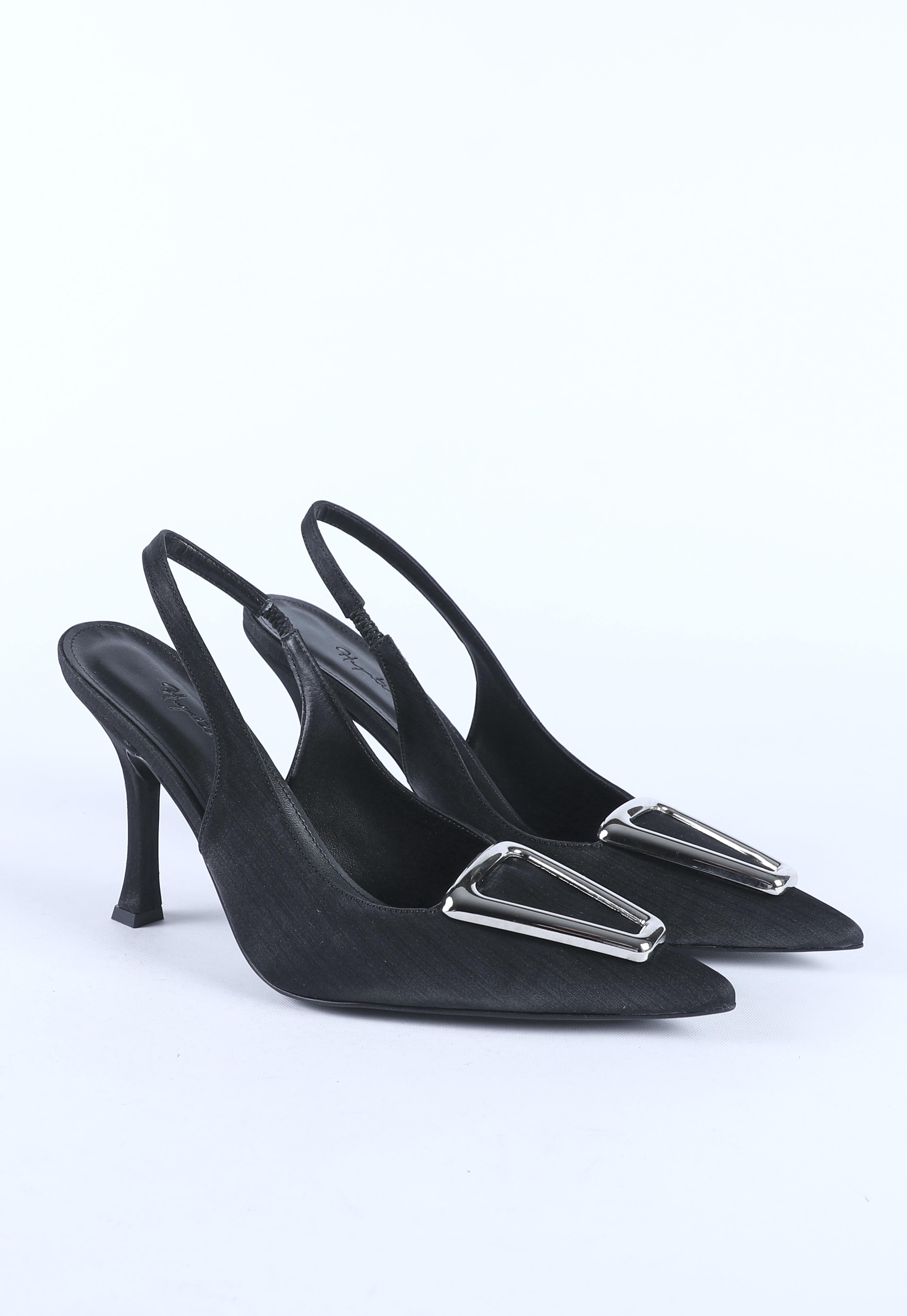 Kadın Toka Detaylı Abiye Ayakkabı Siyah