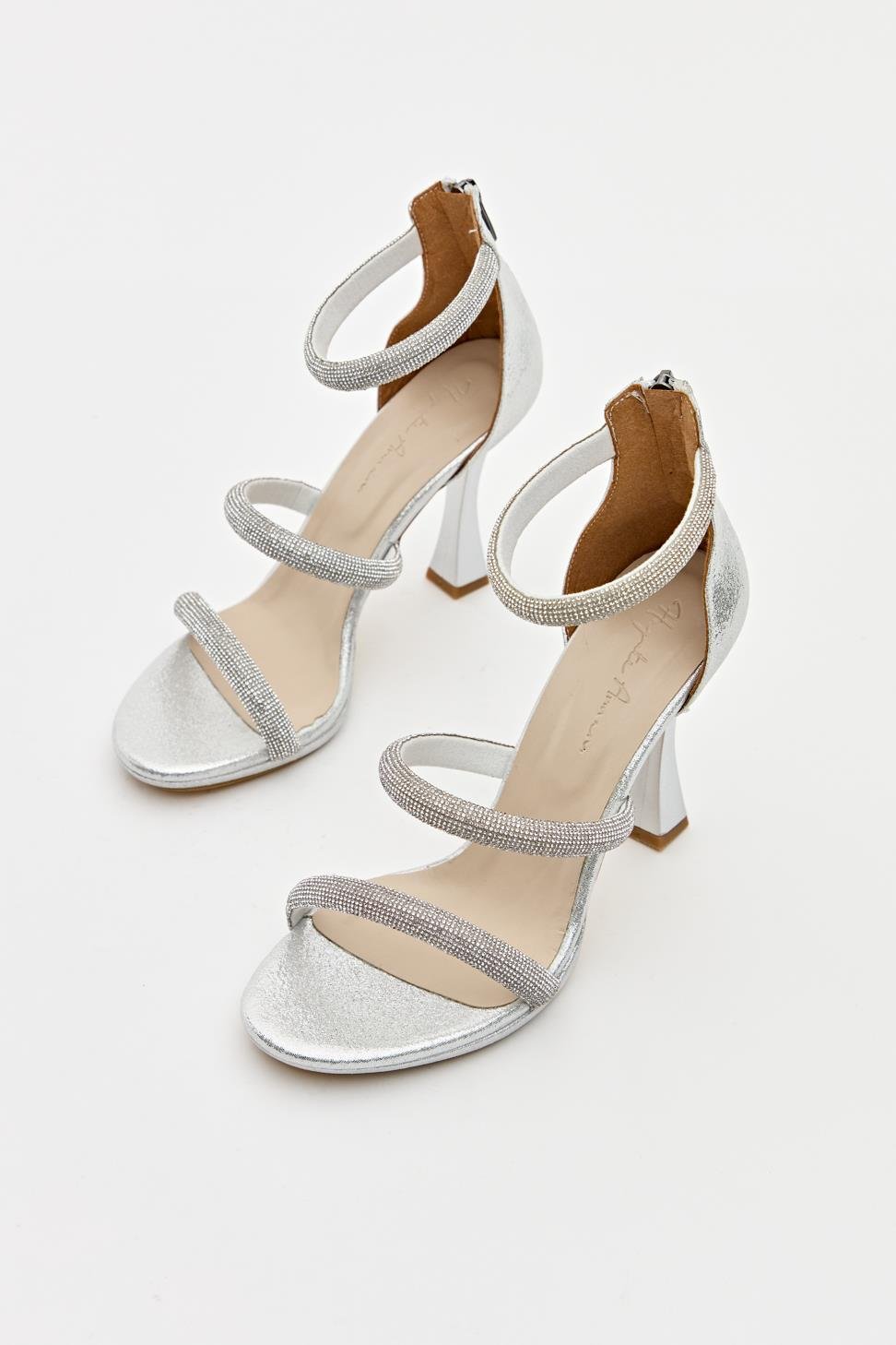 Kadın Üç Bant Abiye Ayakkabı LAME