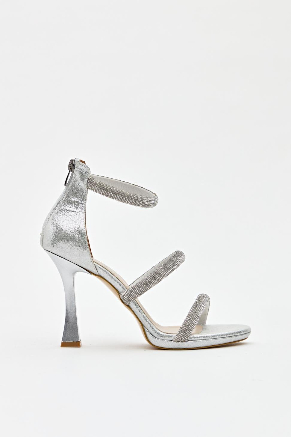 Kadın Üç Bant Abiye Ayakkabı LAME