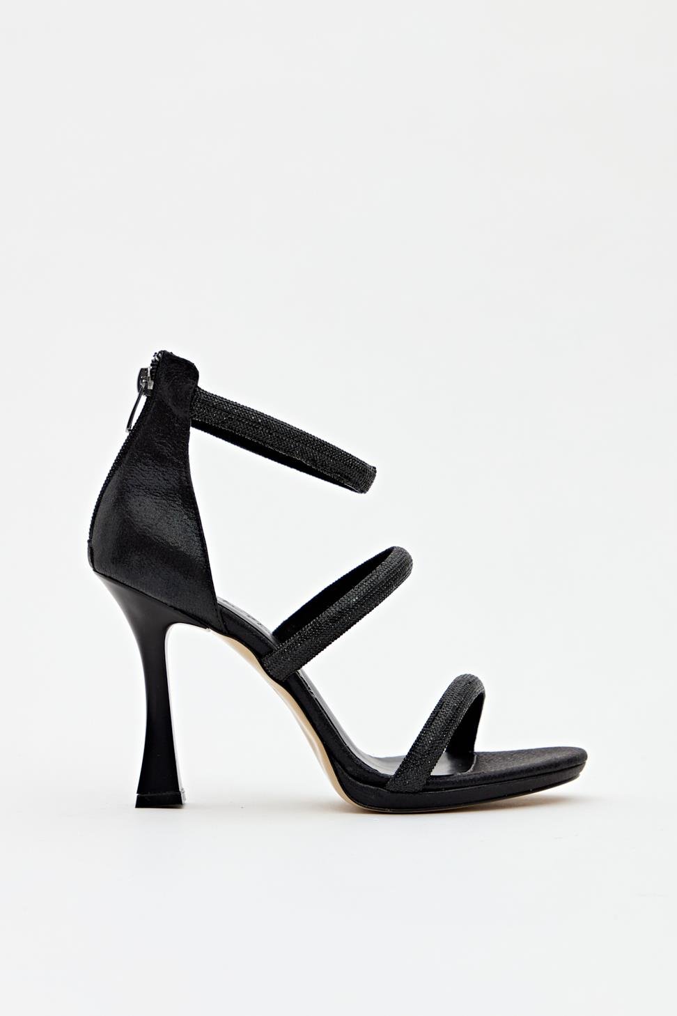 Kadın Üç Bant Abiye Ayakkabı SİYAH