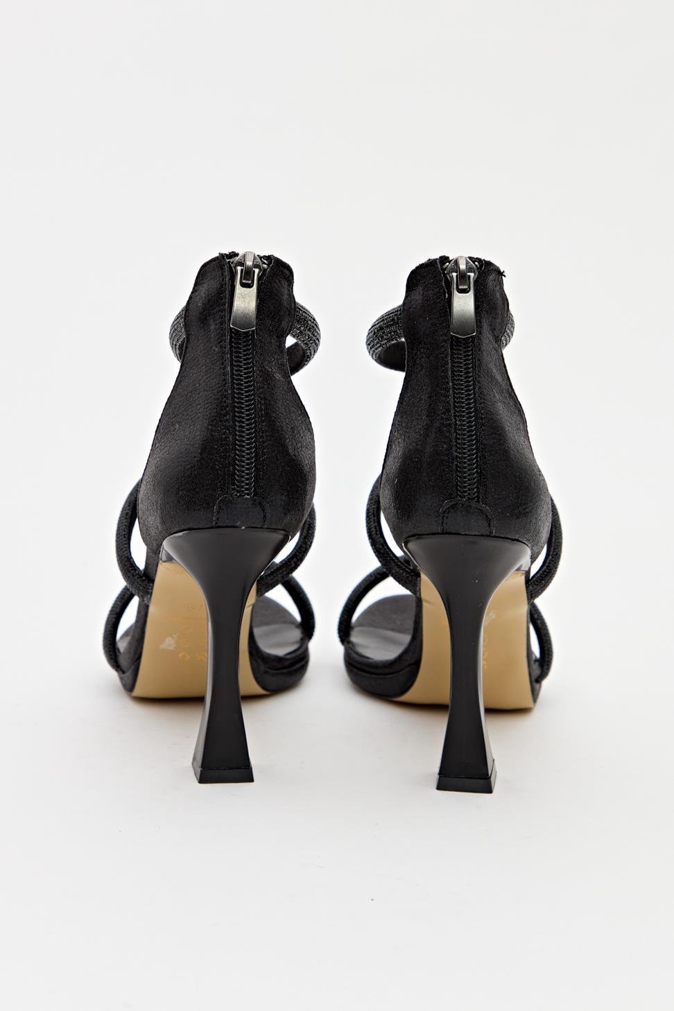 Kadın Üç Bant Abiye Ayakkabı SİYAH