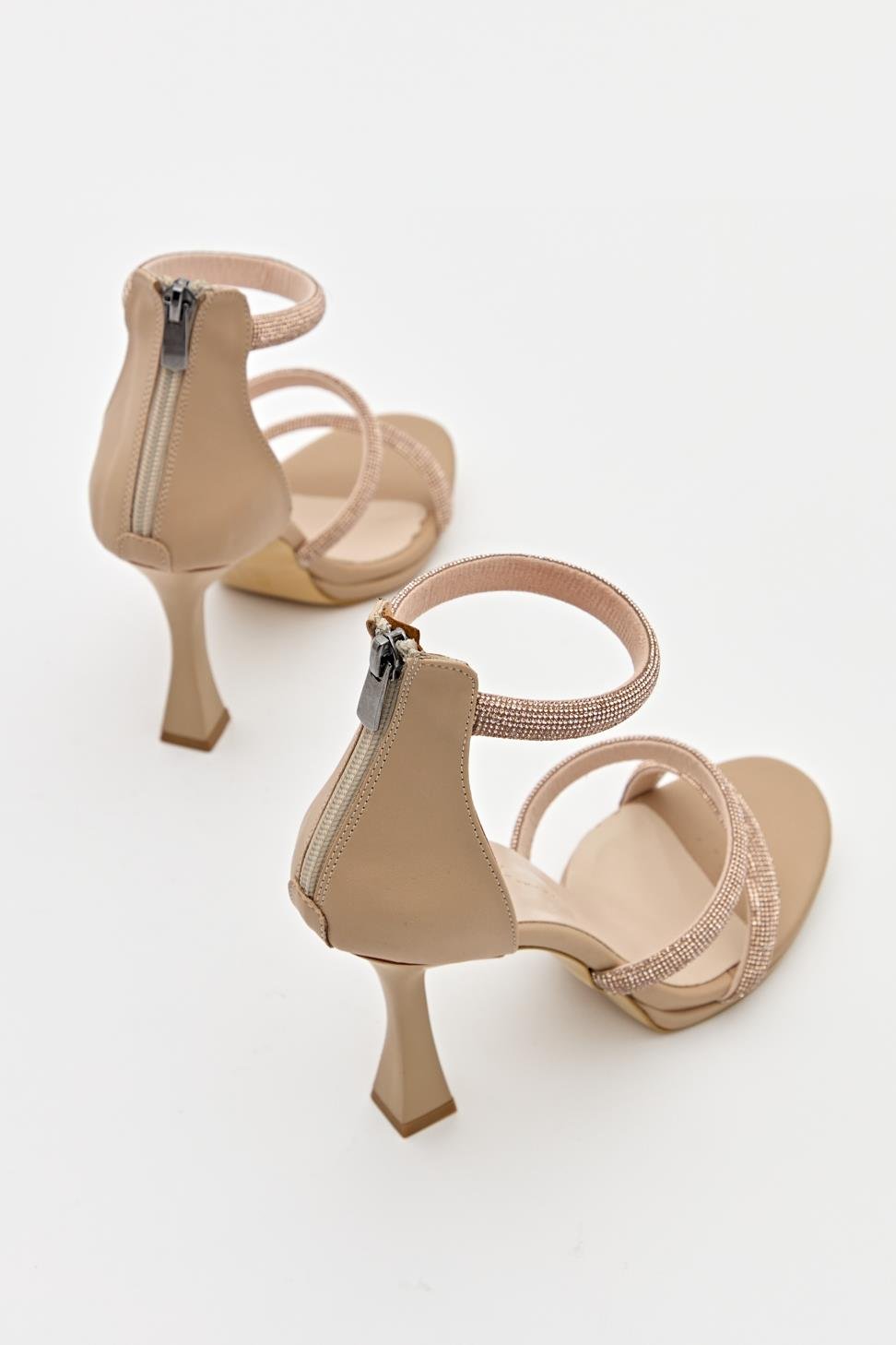 Kadın Üç Bant Abiye Ayakkabı TEN CİLT