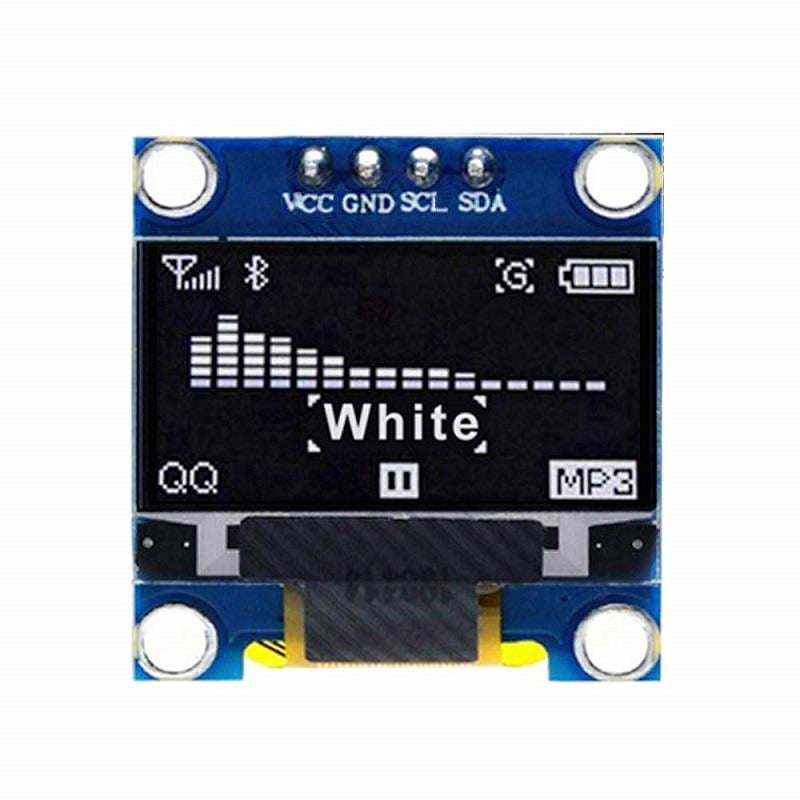 0.96 inch 128x64 Beyaz Oled Grafik Lcd Ekran 4 Pin I2C