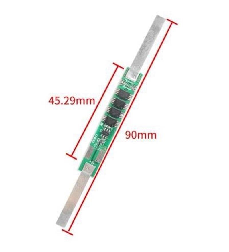 1S 3.7V 6A Lipo Pil Bms Balans Devresi Şarj Modülü