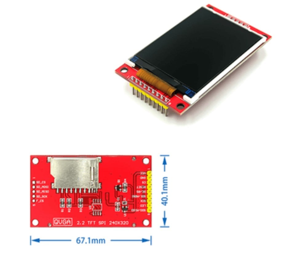 2.2 Tft Lcd Modül