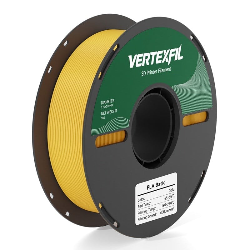 VERTEXFIL PLA Basic Filament Altın 1.75mm 1Kg