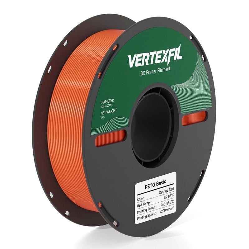 VERTEXFIL Basic PETG Filament Turuncu 1.75mm 1Kg