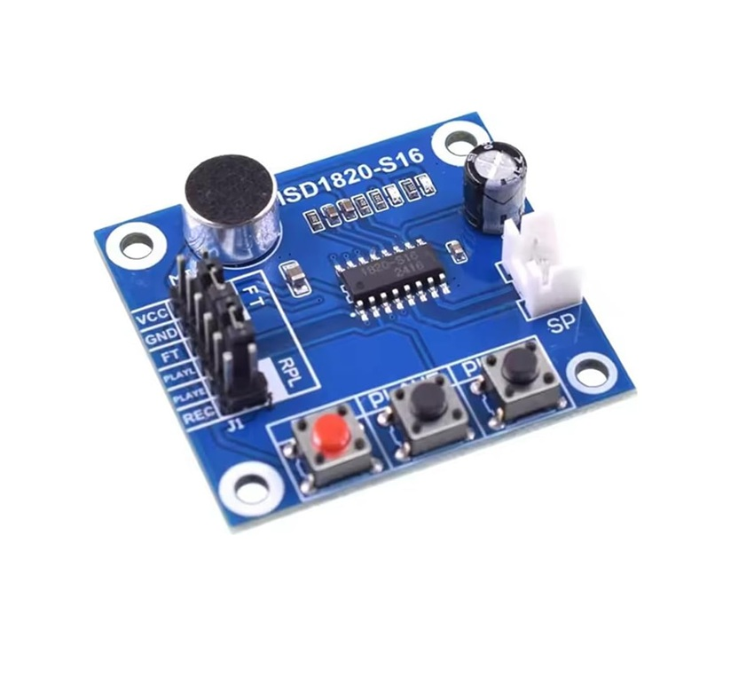 ISD1820 Ses Kayıt ve Çalma Modül Hoparlörlü