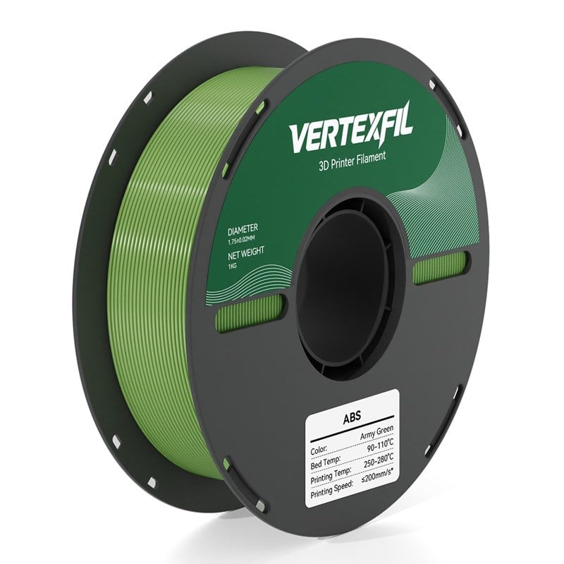 VERTEXFIL ABS Filament Askeri Yeşil 1.75mm 1Kg