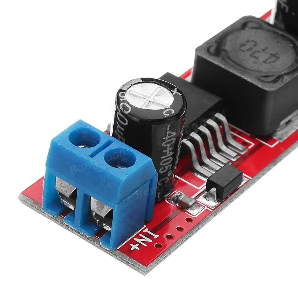Çift USB Çıkışlı Voltaj Düşürücü Regülatör DC 12v 24v Giriş 5V 3A Çıkış