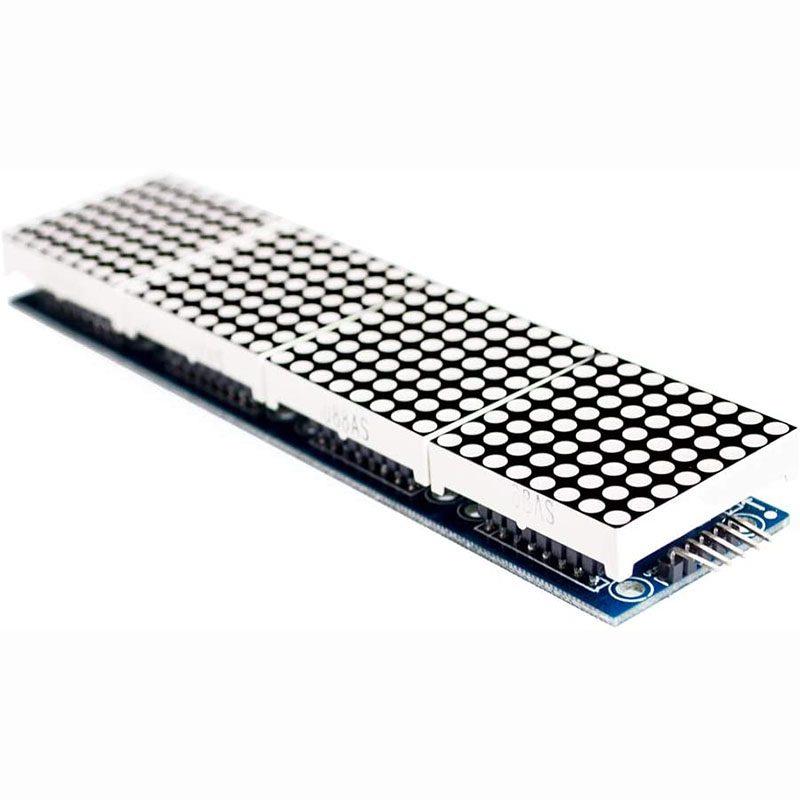 4'lü 8x8 Kırmızı Dot matrix Board Modül