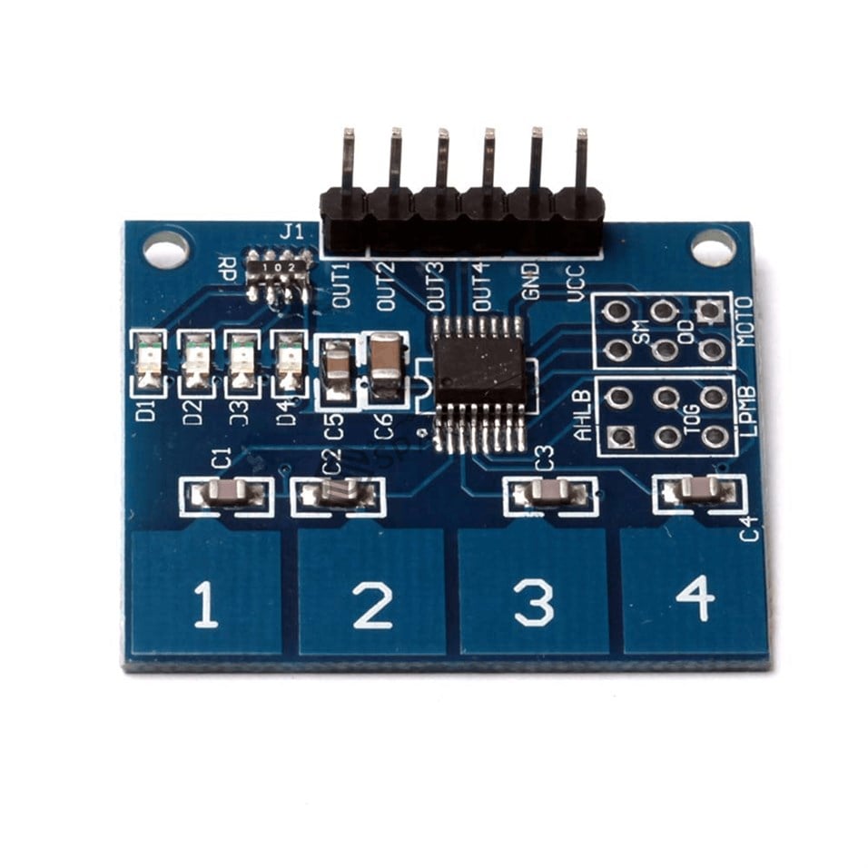 4'lü Dokunmatik Keypad Modülü