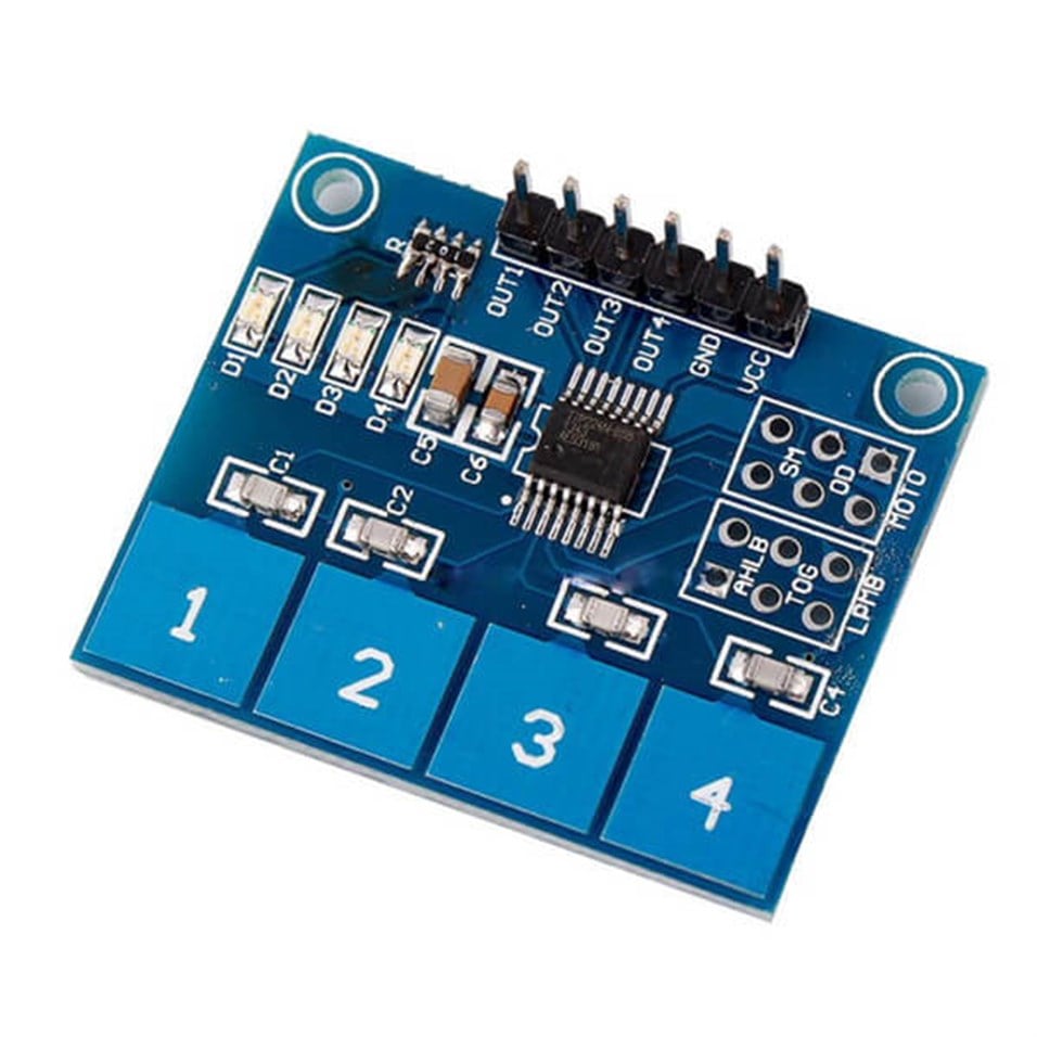 4'lü Dokunmatik Keypad Modülü