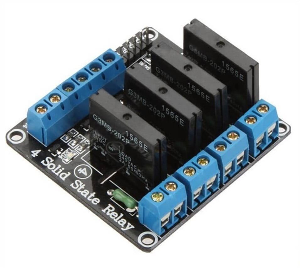 4'lü Solid-State Röle Modülü