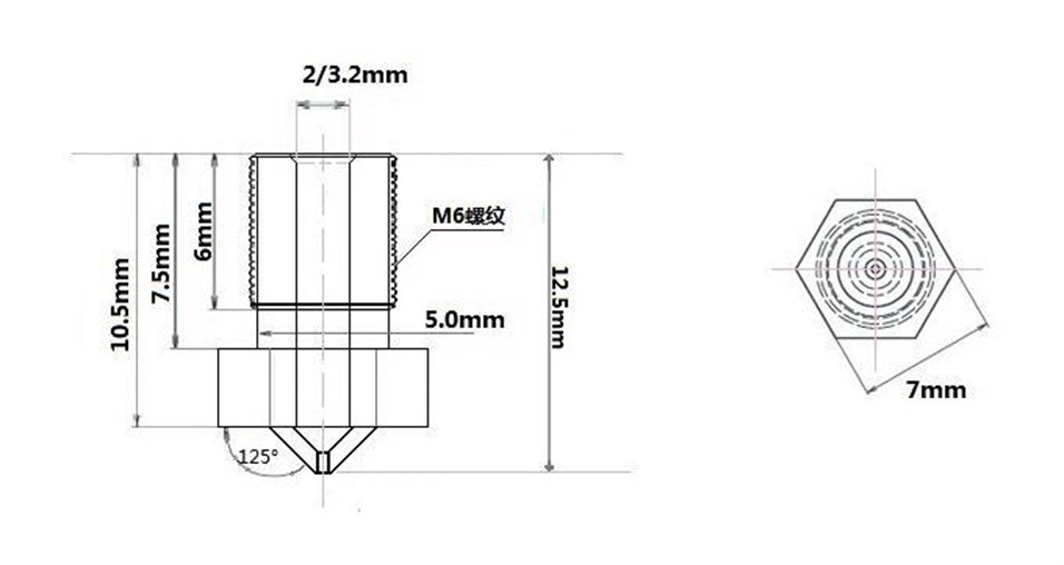 E3d Nozzle 0,4mm