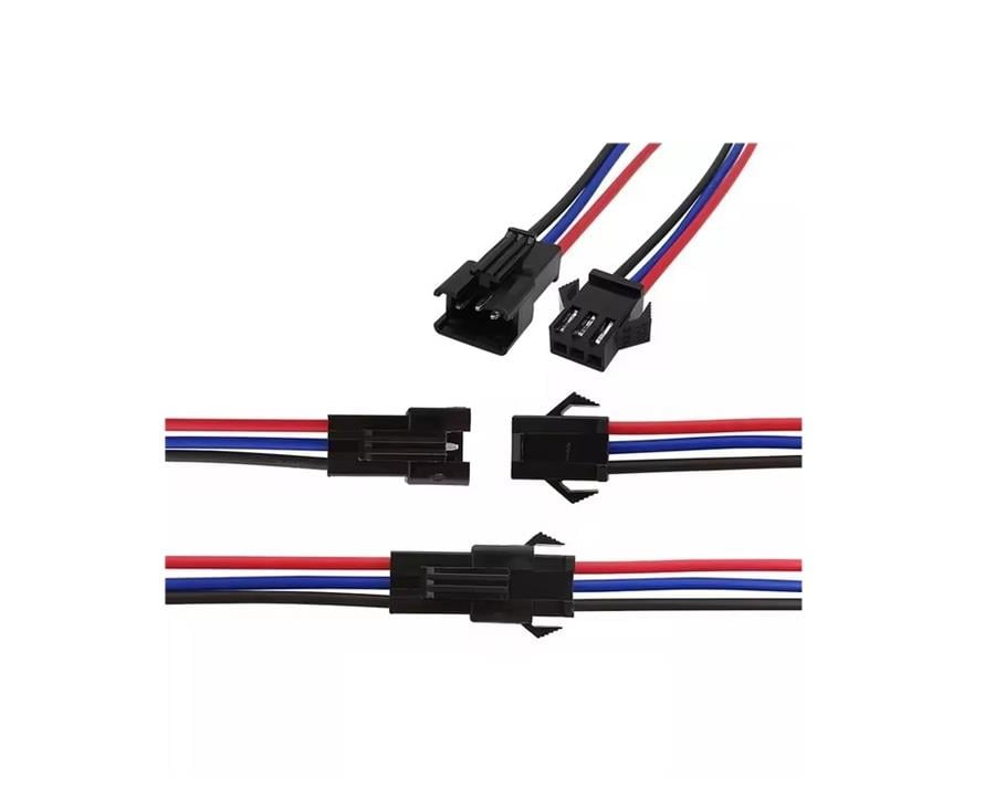 3 Pin SM JST Kablolu Konnektör Erkek Dişi