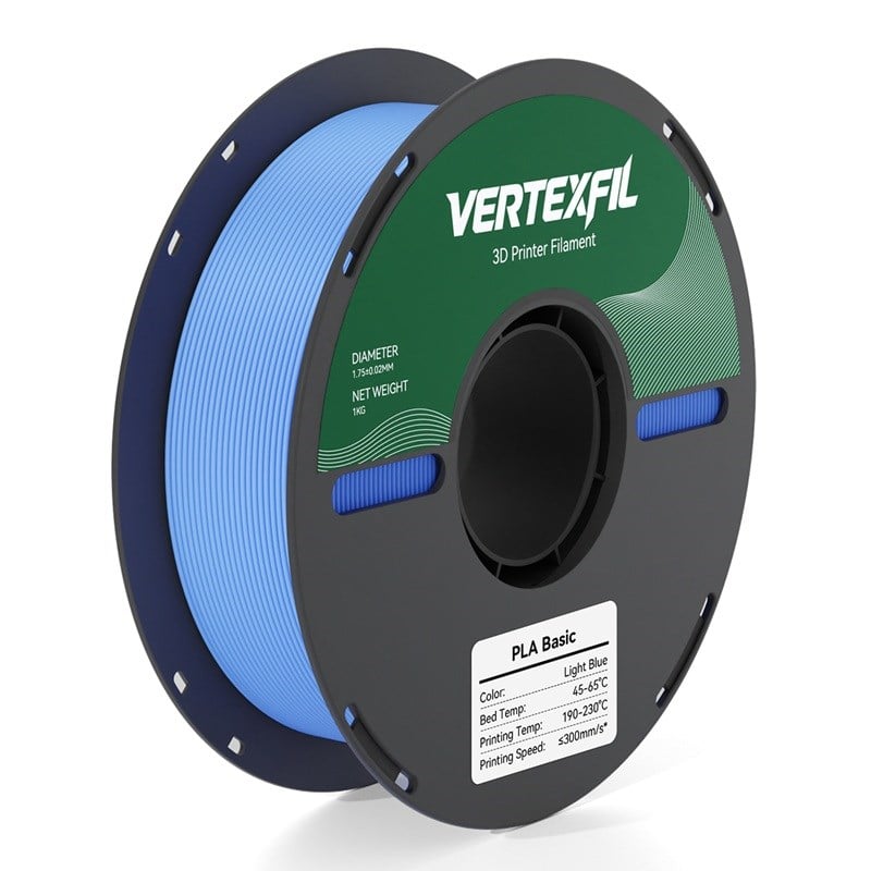 VERTEXFIL PLA Basic Filament Açık Mavi 1.75mm 1Kg