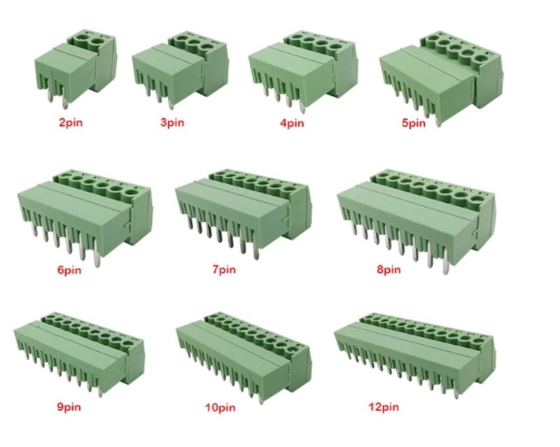 9 Pin 3.81mm 90' Geçmeli Takım Klemens