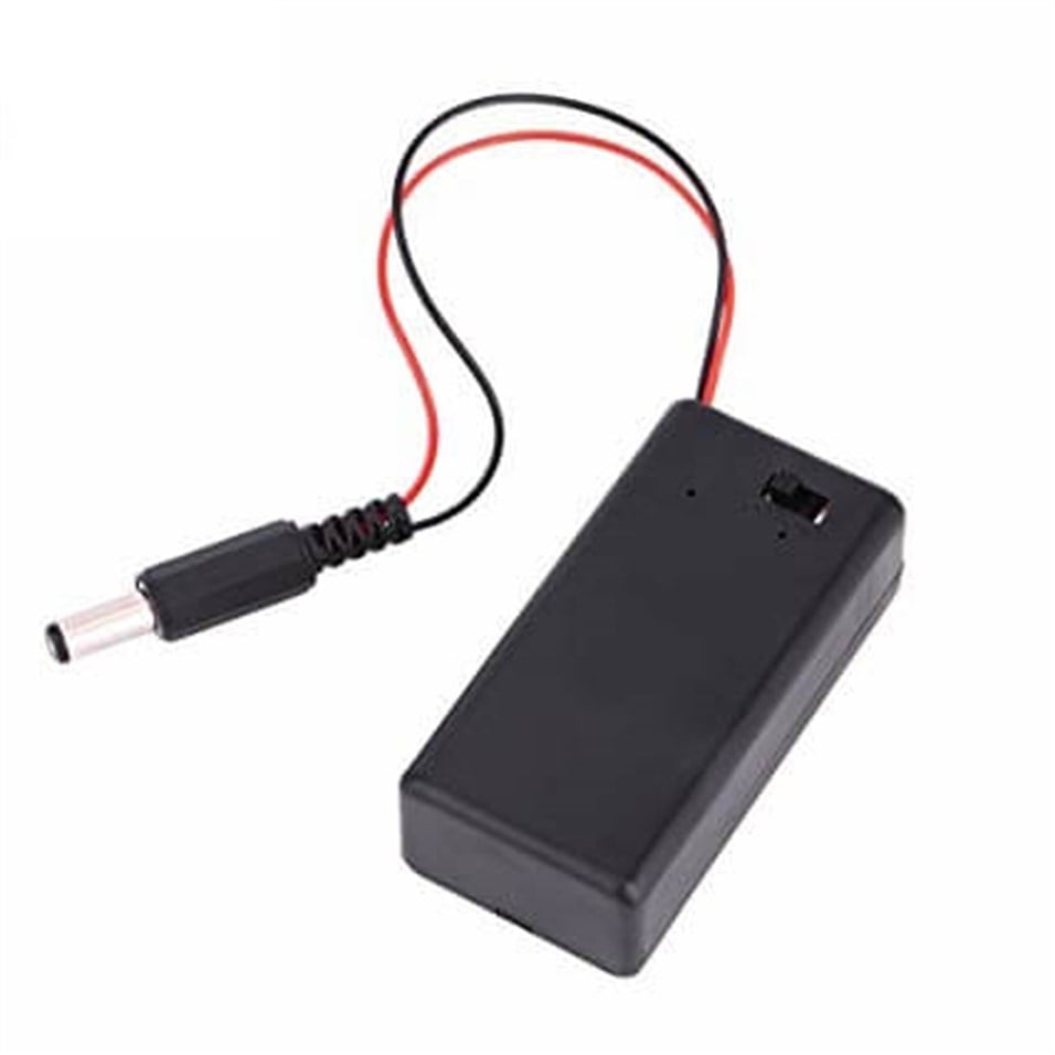 9V 2,1mm Barrel Jack Pil Yuvası