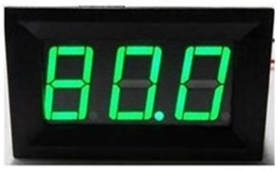 Dijital Panel Voltmetre (DC 0-100Volt - Yeşil)