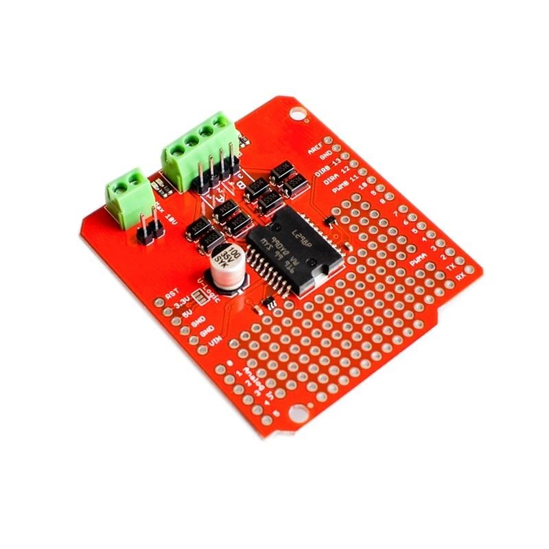 ArduMoto L298P Motor Sürücü Arduino Shield