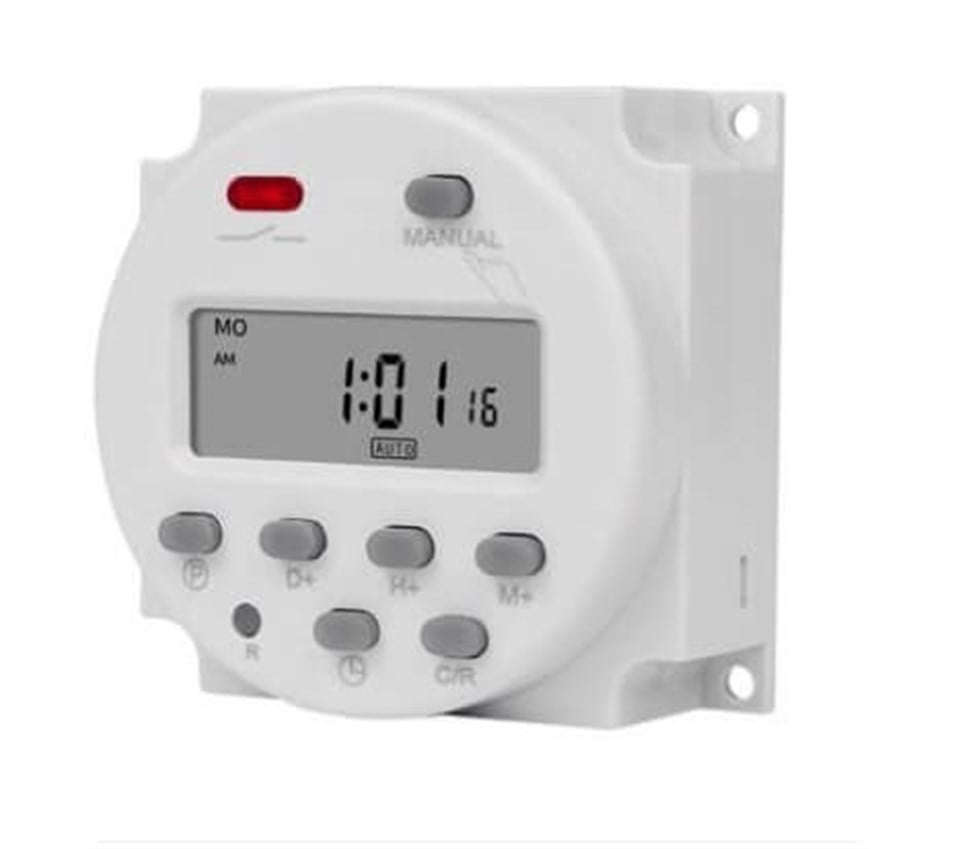 CN101A-220V AC Programlanabilir Gecikmeli Haftalık  Zaman Rölesi 