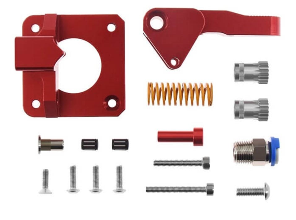 CR10/ Ender 3 - MK8 Sağ El Çift Dişli Metal Extruder Kit